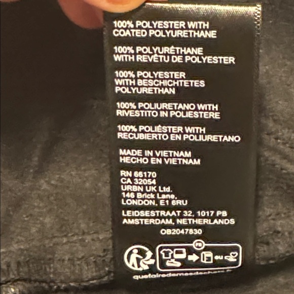 We The Free Faux Leather Slit Pants - Picture 7 of 9